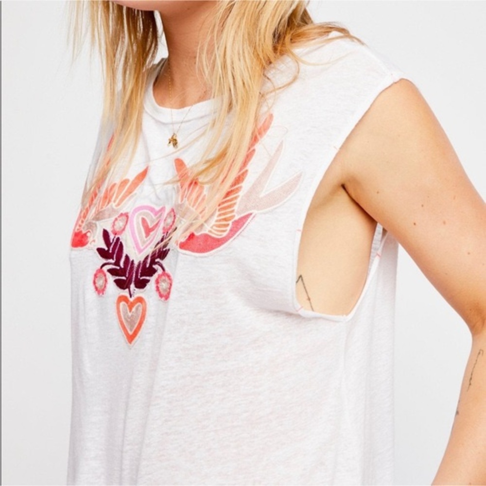 Free People Love Birds Tee